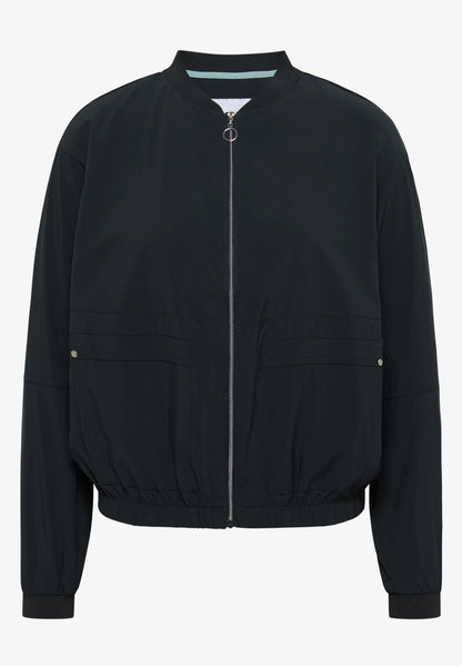 Lightweight Zip-Up Bomber Jacket