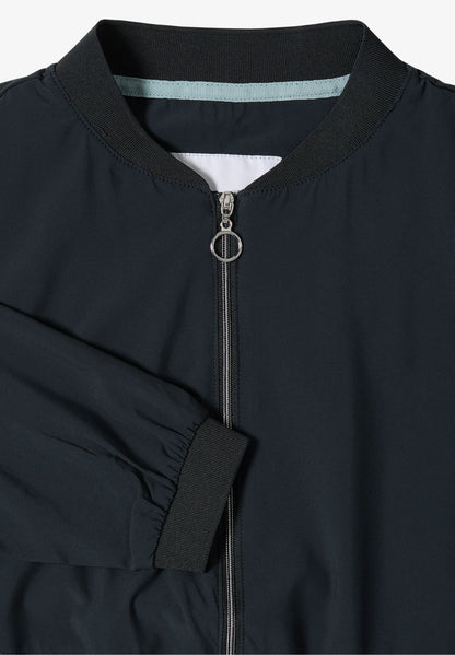 Lightweight Zip-Up Bomber Jacket