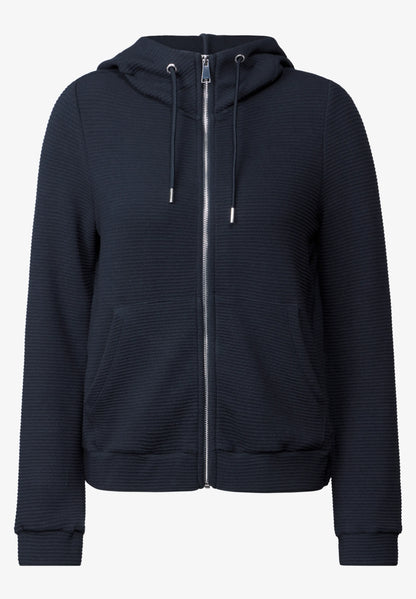 Sweat Jacket with Structure Detailing