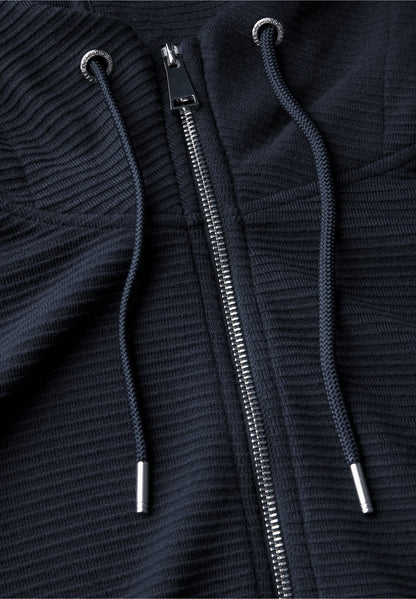 Sweat Jacket with Structure Detailing