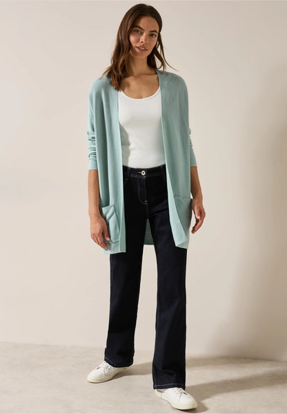 Open Fine Knit Cardigan