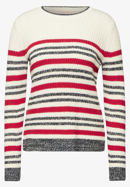 Striped Mouliné Sweater