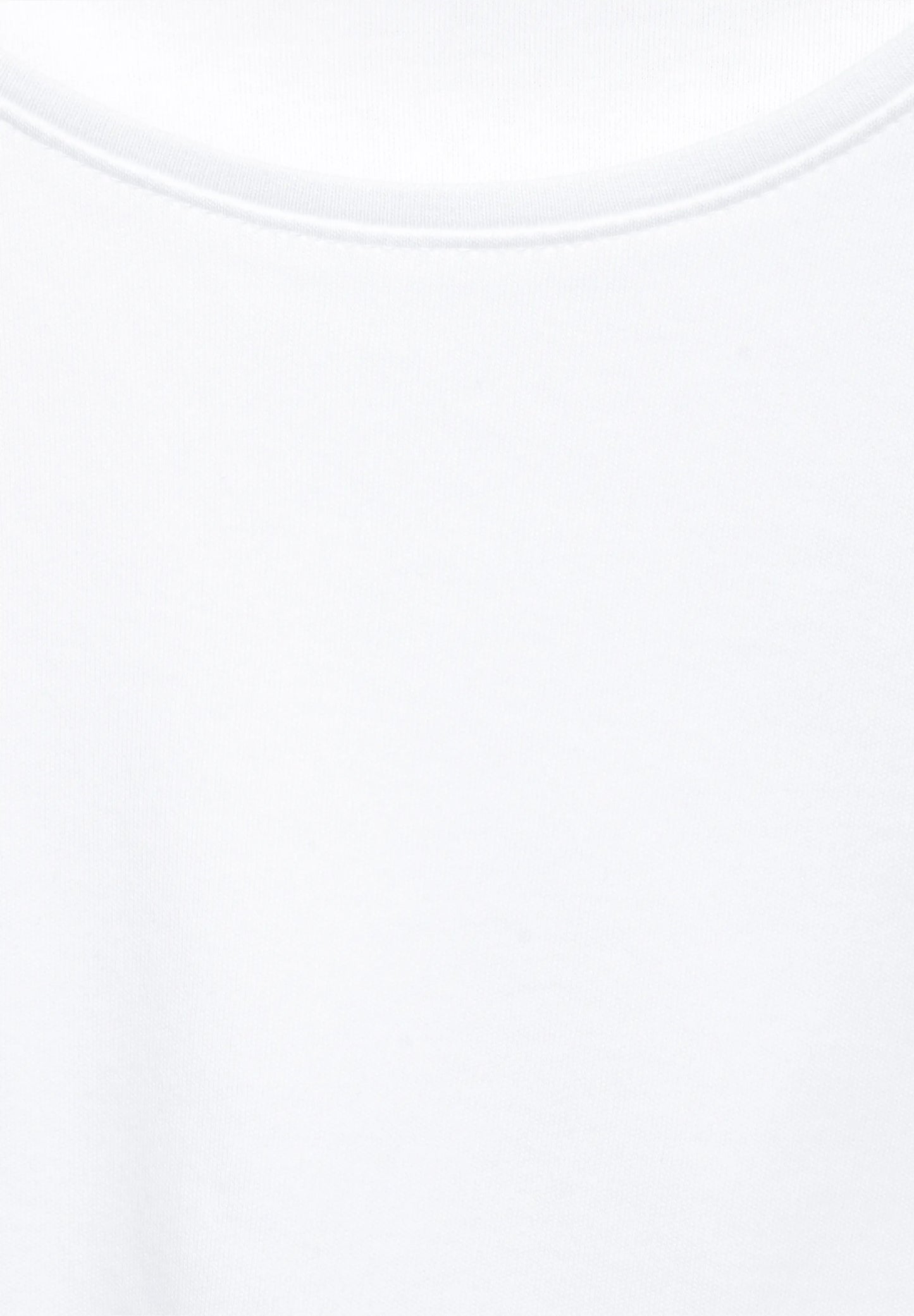 T-Shirt in Plain Color, White