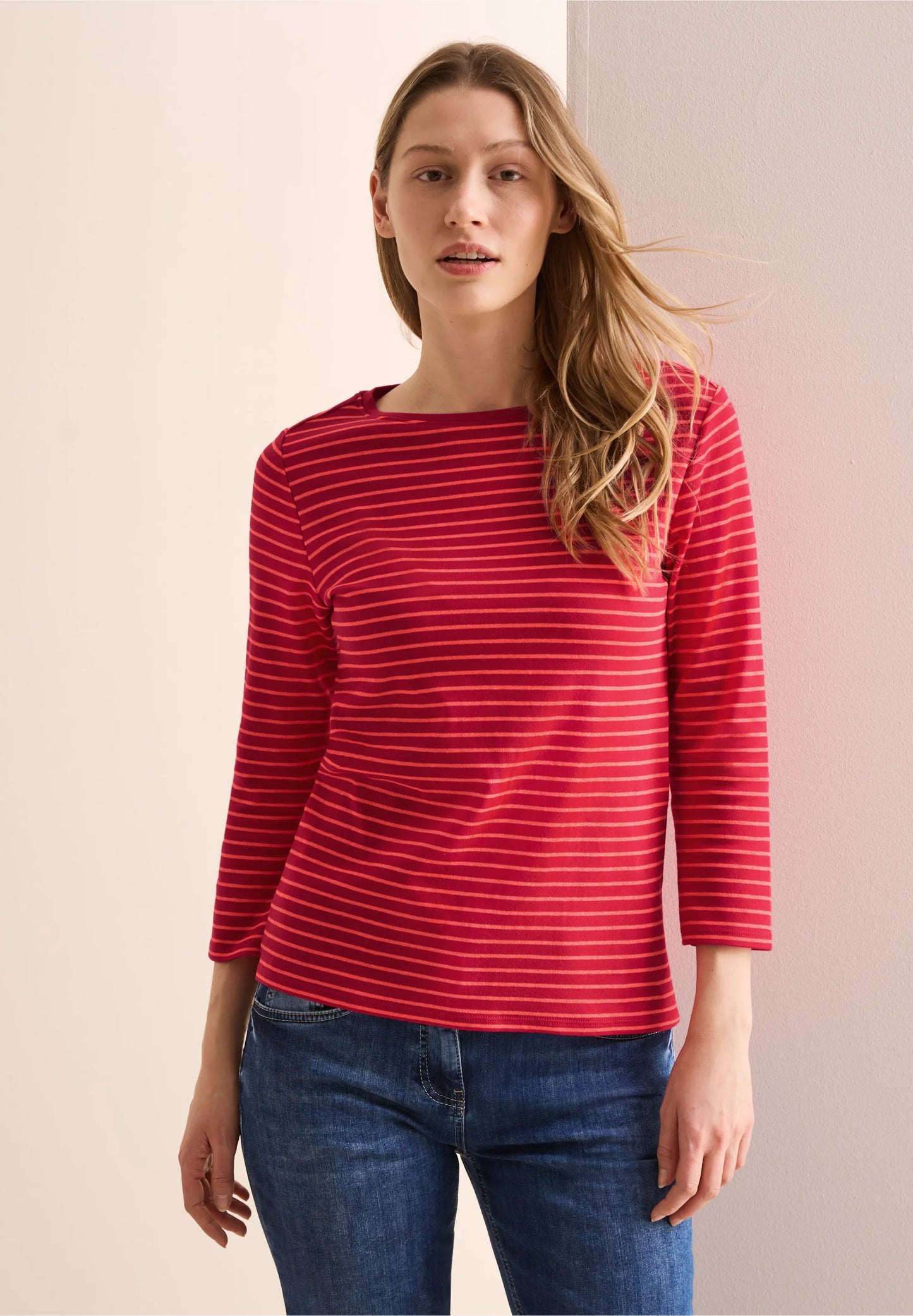 Striped Top, Red