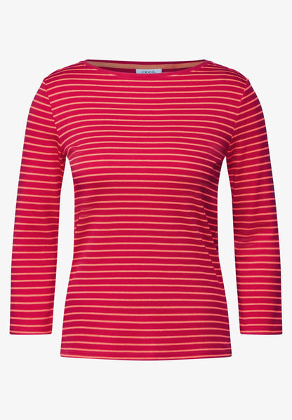 Striped Top, Red