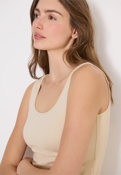 Basic Top, Pearl Beige