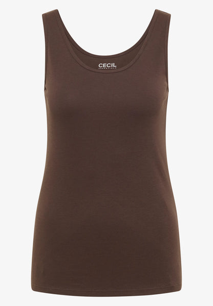 Basic Top,  Macchiato Brown