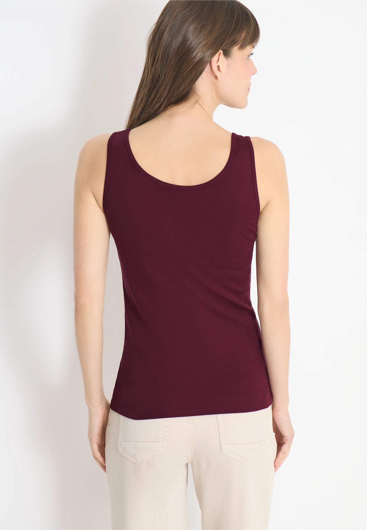 Basic Top, Sweet Grape Red