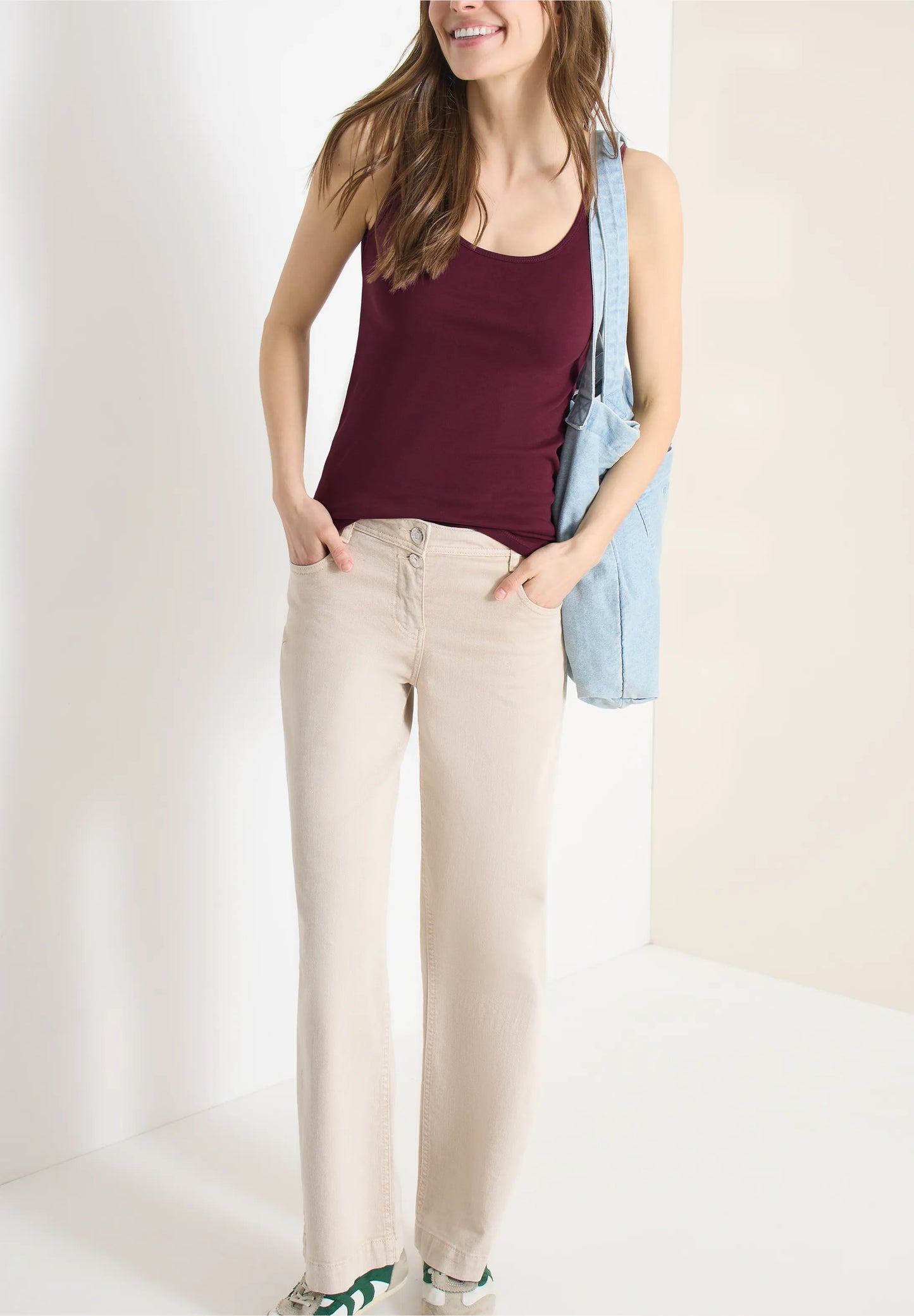 Basic Top, Sweet Grape Red