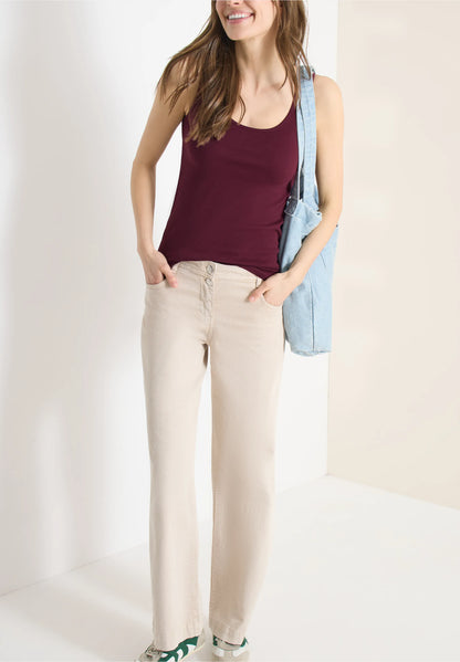 Basic Top, Sweet Grape Red