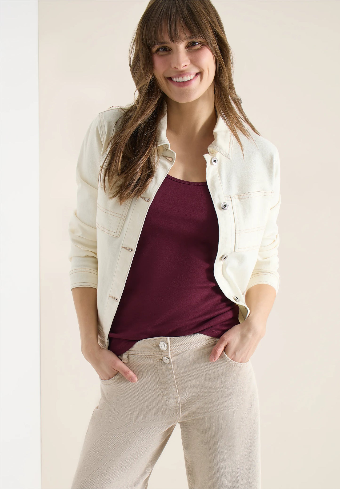 Basic Top, Sweet Grape Red
