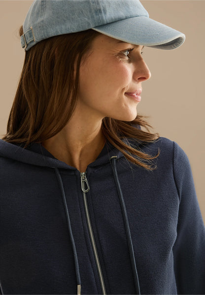 Hooded jacket, Dark  Blue