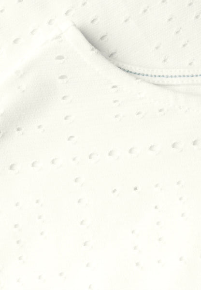Casual T-Shirt with A Perforated Design