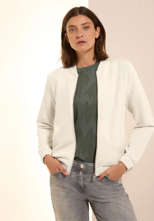 Lightweight Bomber Jacket with Silk Touch