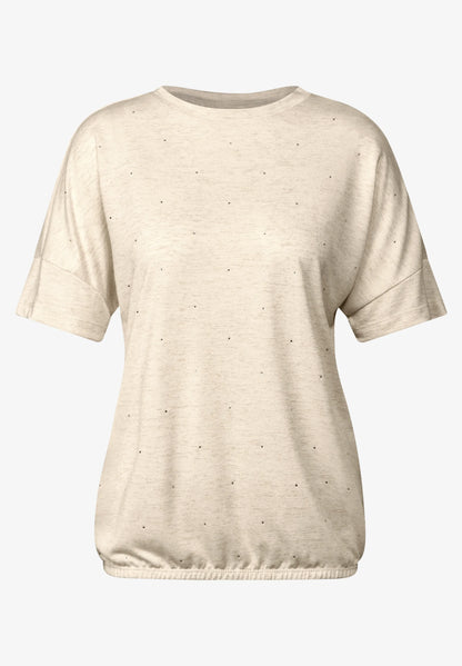 T-Shirt with Decorative Stones