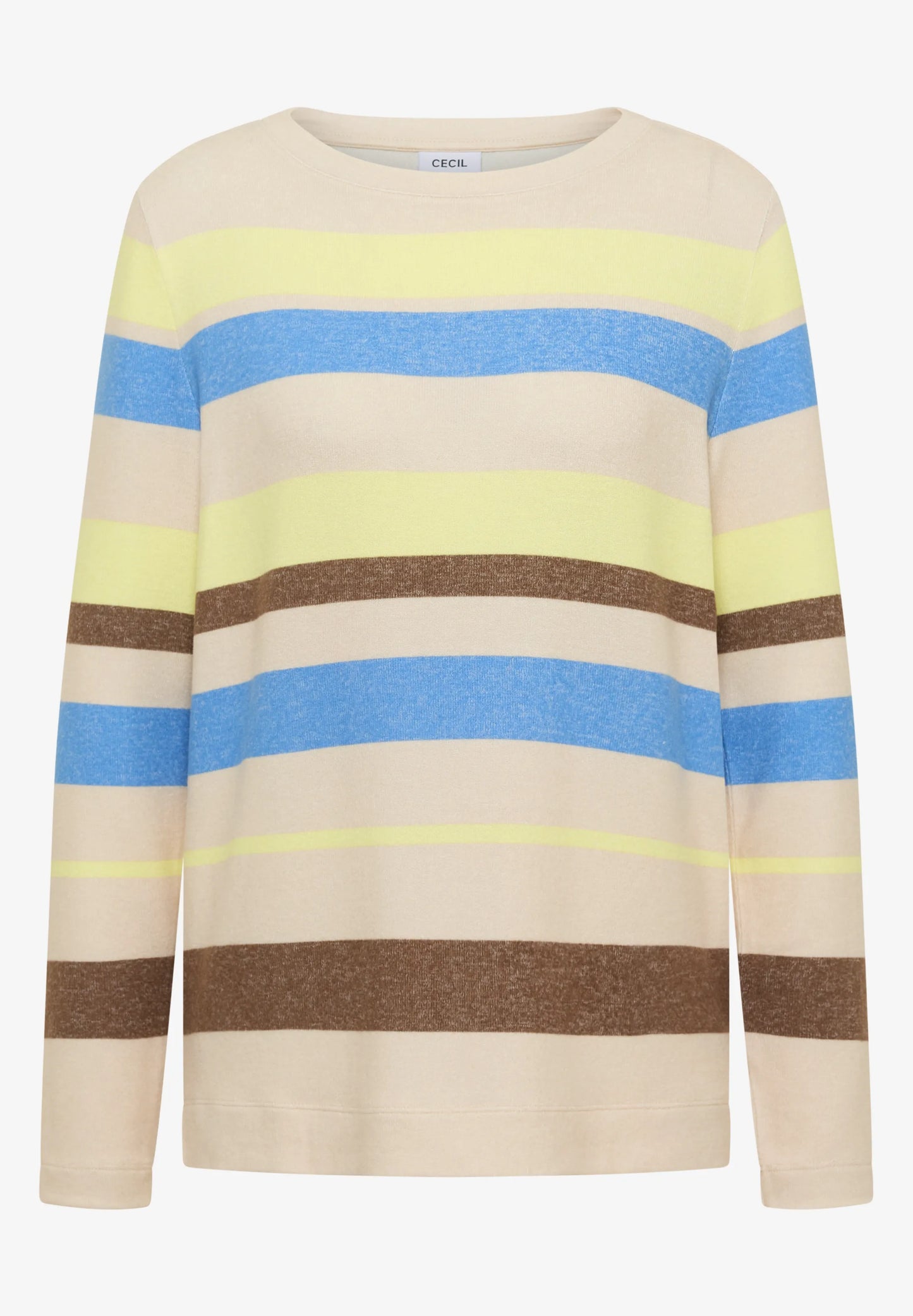 Multicolour Striped Fine Knit Jumper