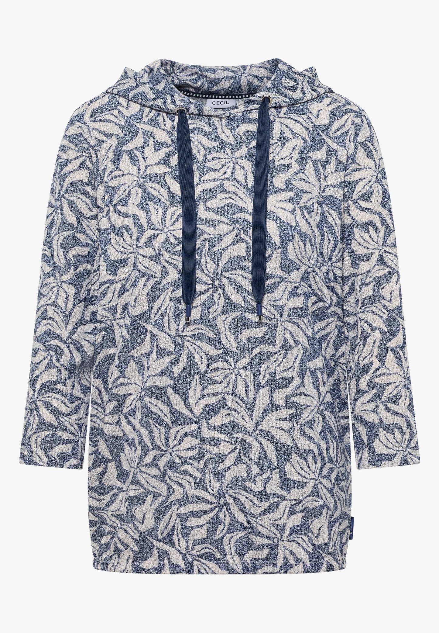 Leaf Print Lightweight Hoodie