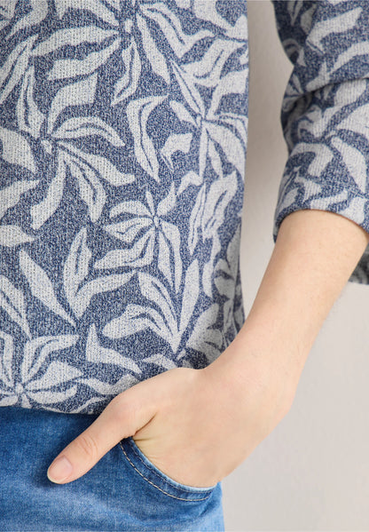 Leaf Print Lightweight Hoodie