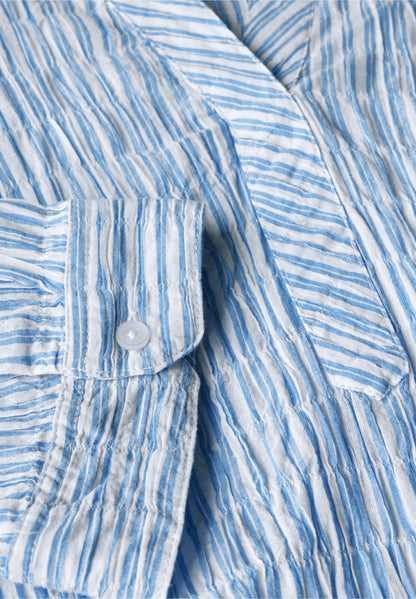 Striped Seersucker Blouse