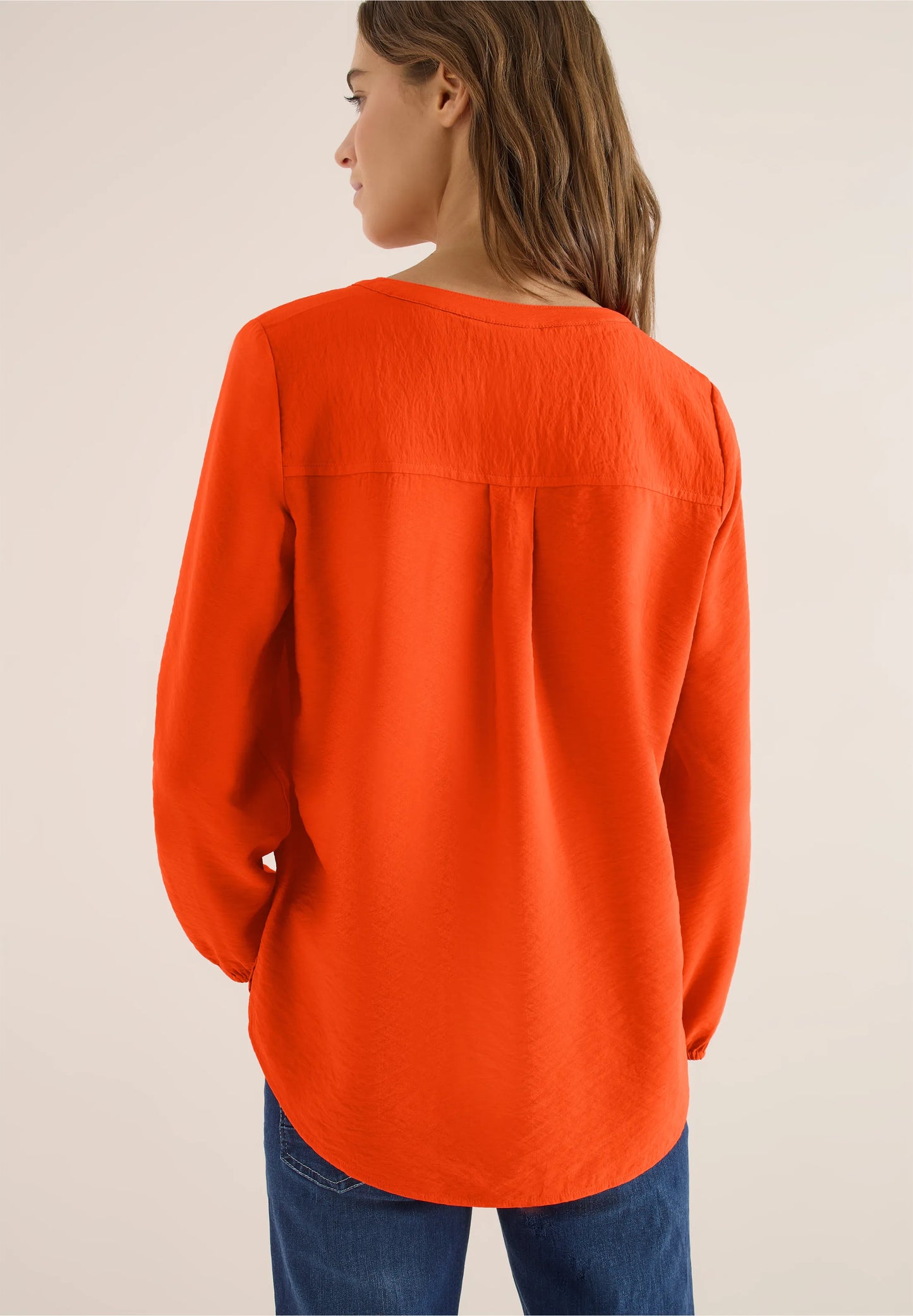 Long Sleeve V-Neck Blouse