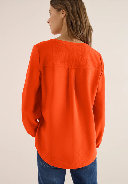 Long Sleeve V-Neck Blouse