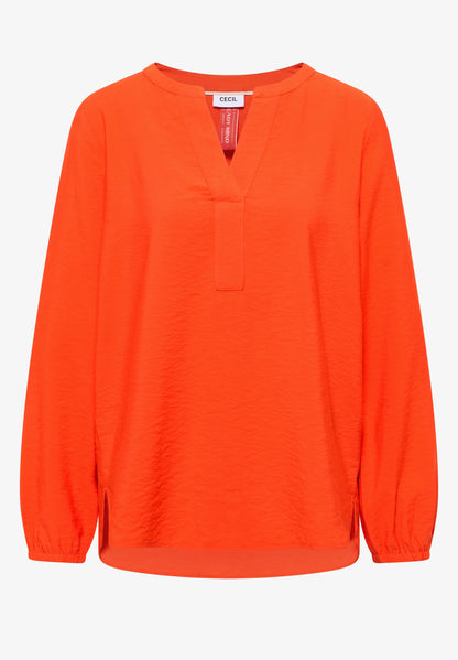 Long Sleeve V-Neck Blouse