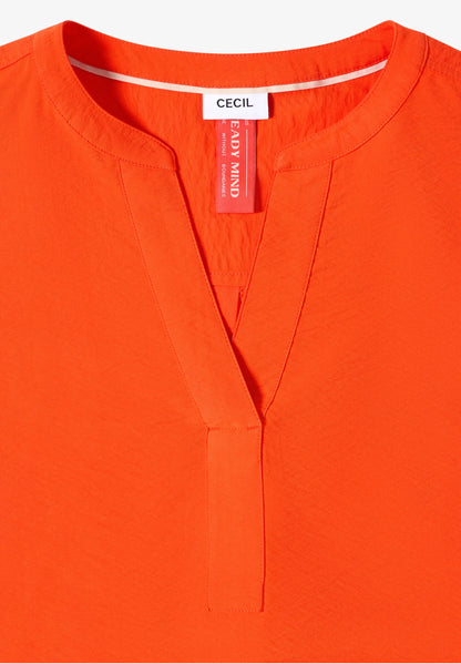 Long Sleeve V-Neck Blouse