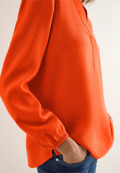 Long Sleeve V-Neck Blouse