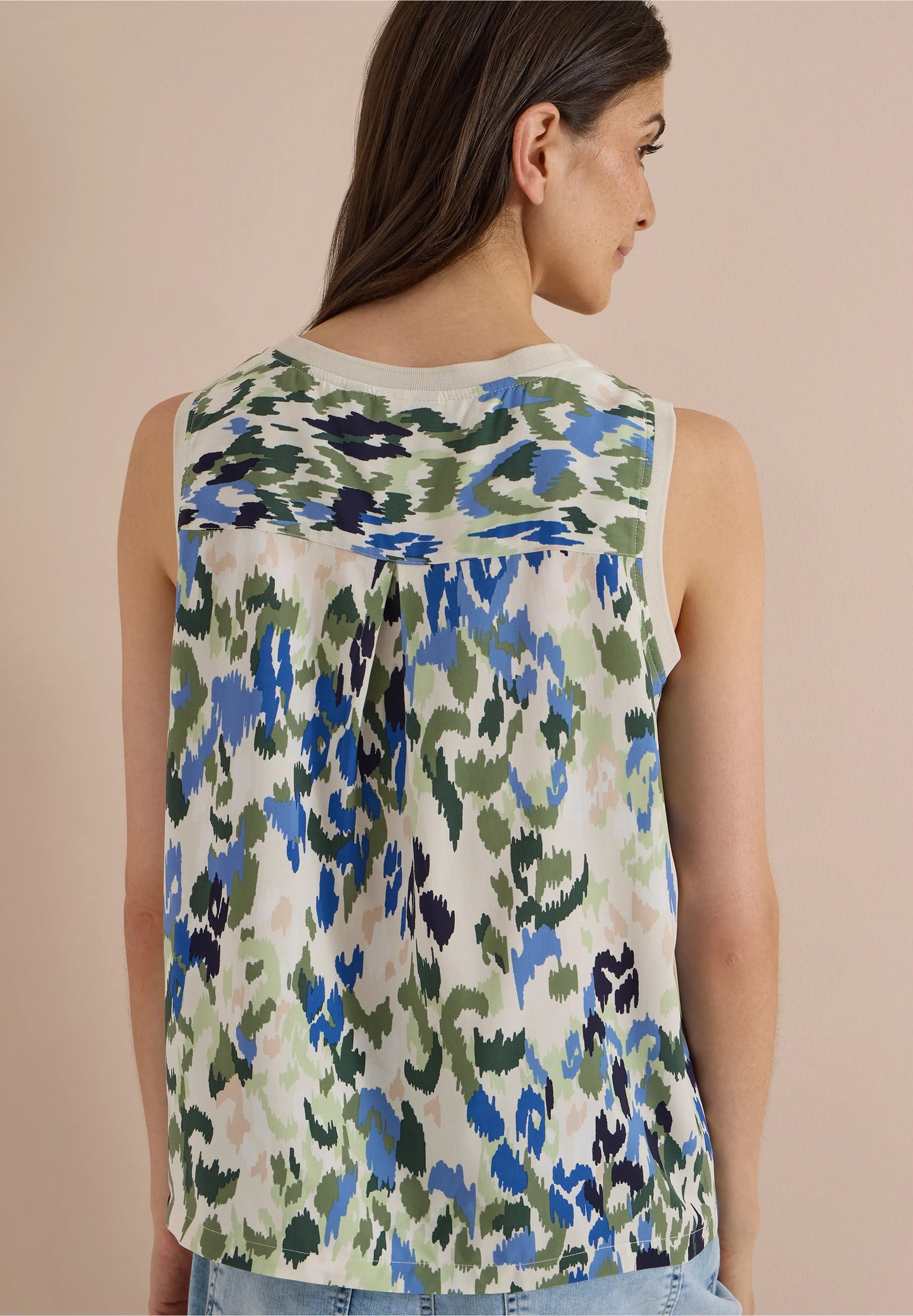 Printed Sleeveless Top