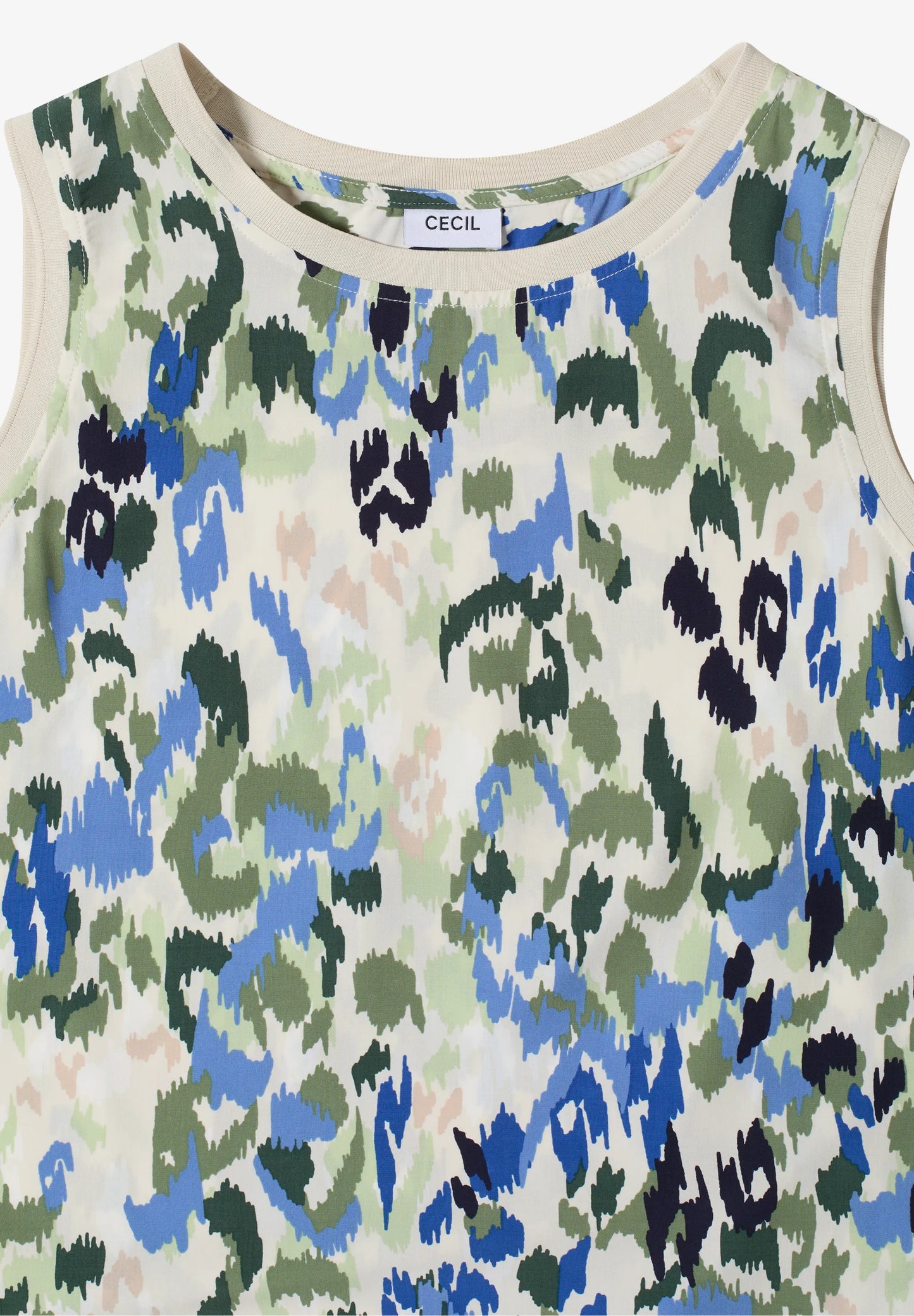 Printed Sleeveless Top