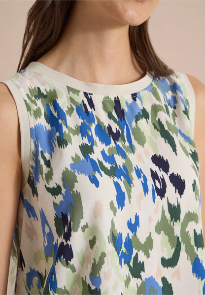Printed Sleeveless Top