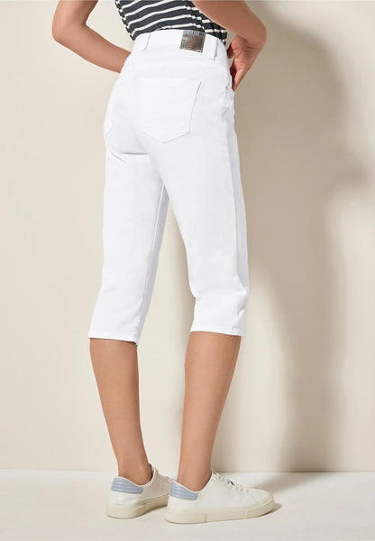 White Capri Jeans