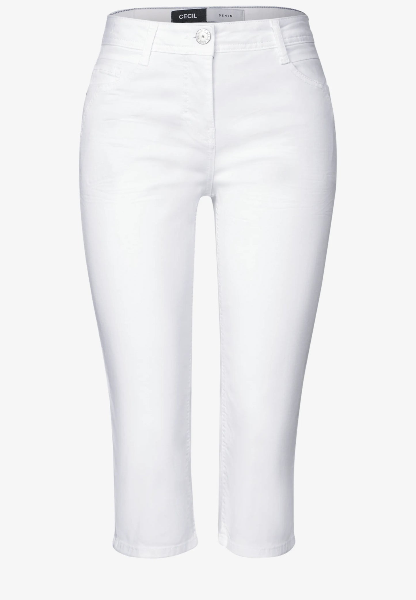 White Capri Jeans