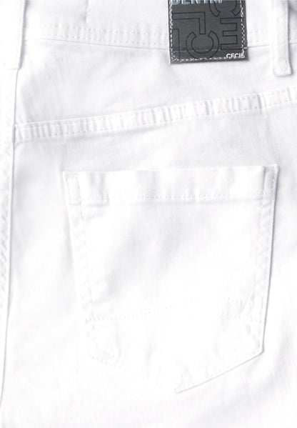 White Capri Jeans