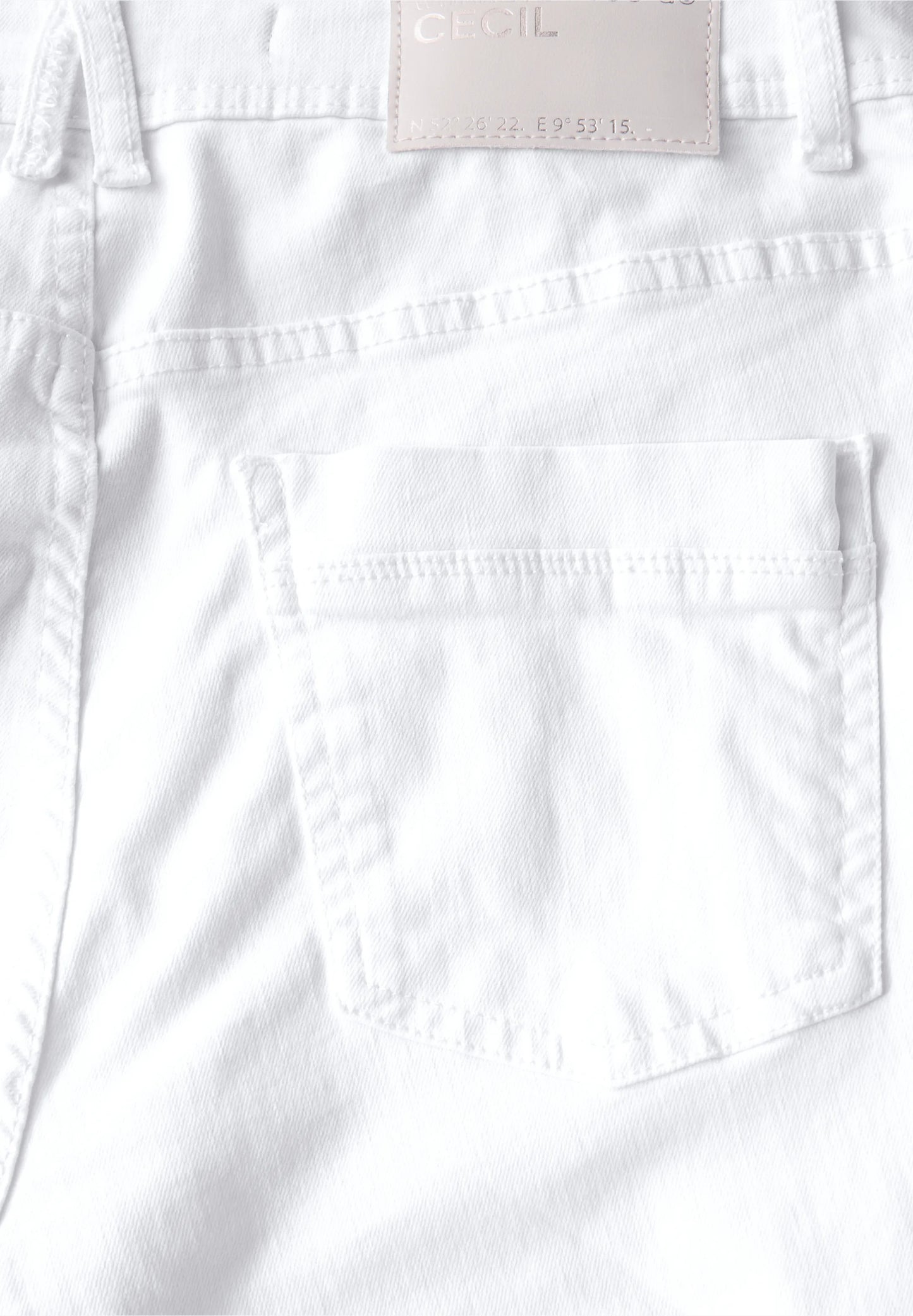 White Bootcut Jeans