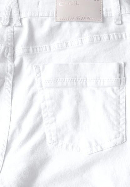 White Bootcut Jeans