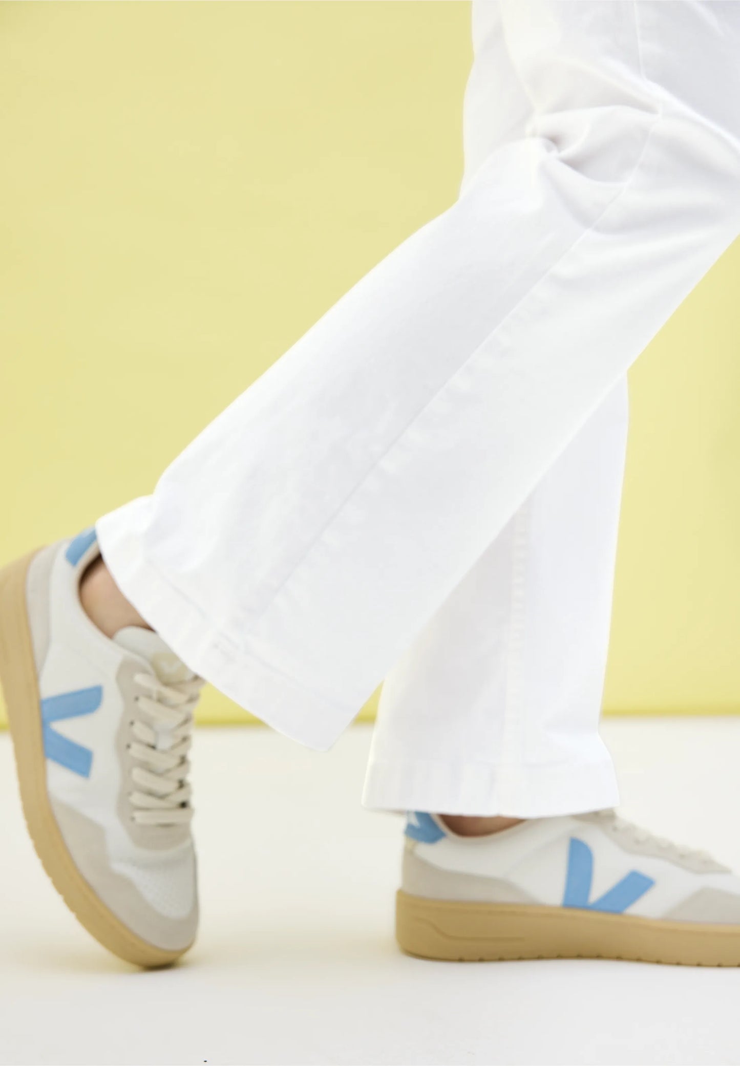 White Bootcut Jeans