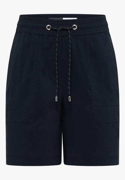 Loose Fit Drawstring Shorts, Navy