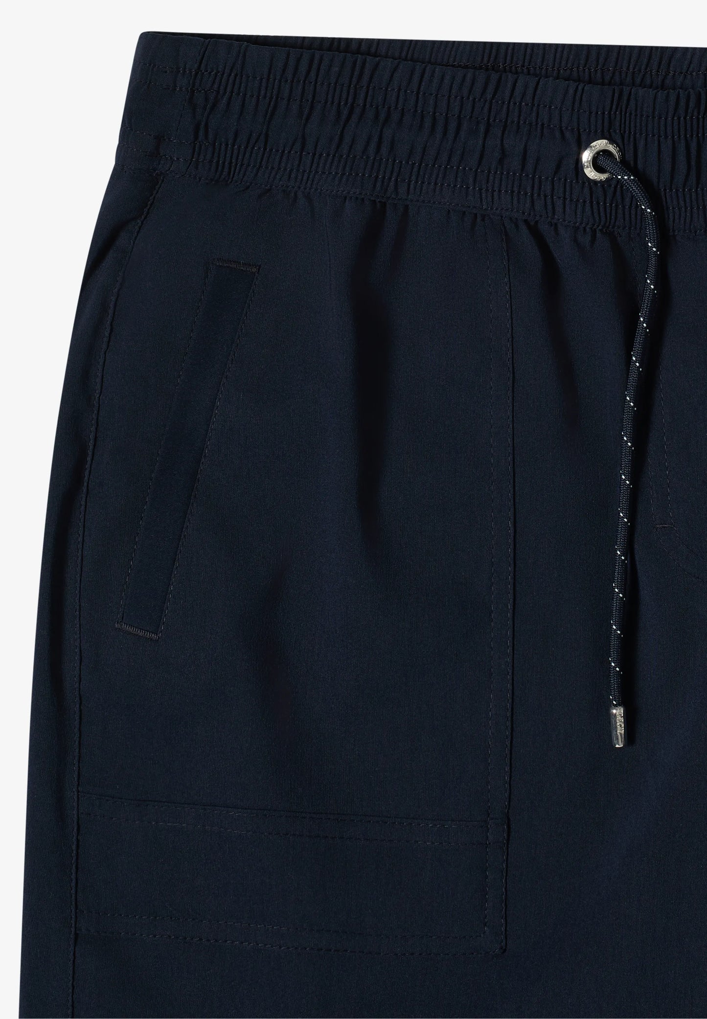 Loose Fit Drawstring Shorts, Navy