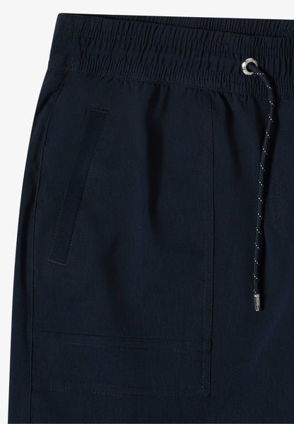 Loose Fit Drawstring Shorts, Navy