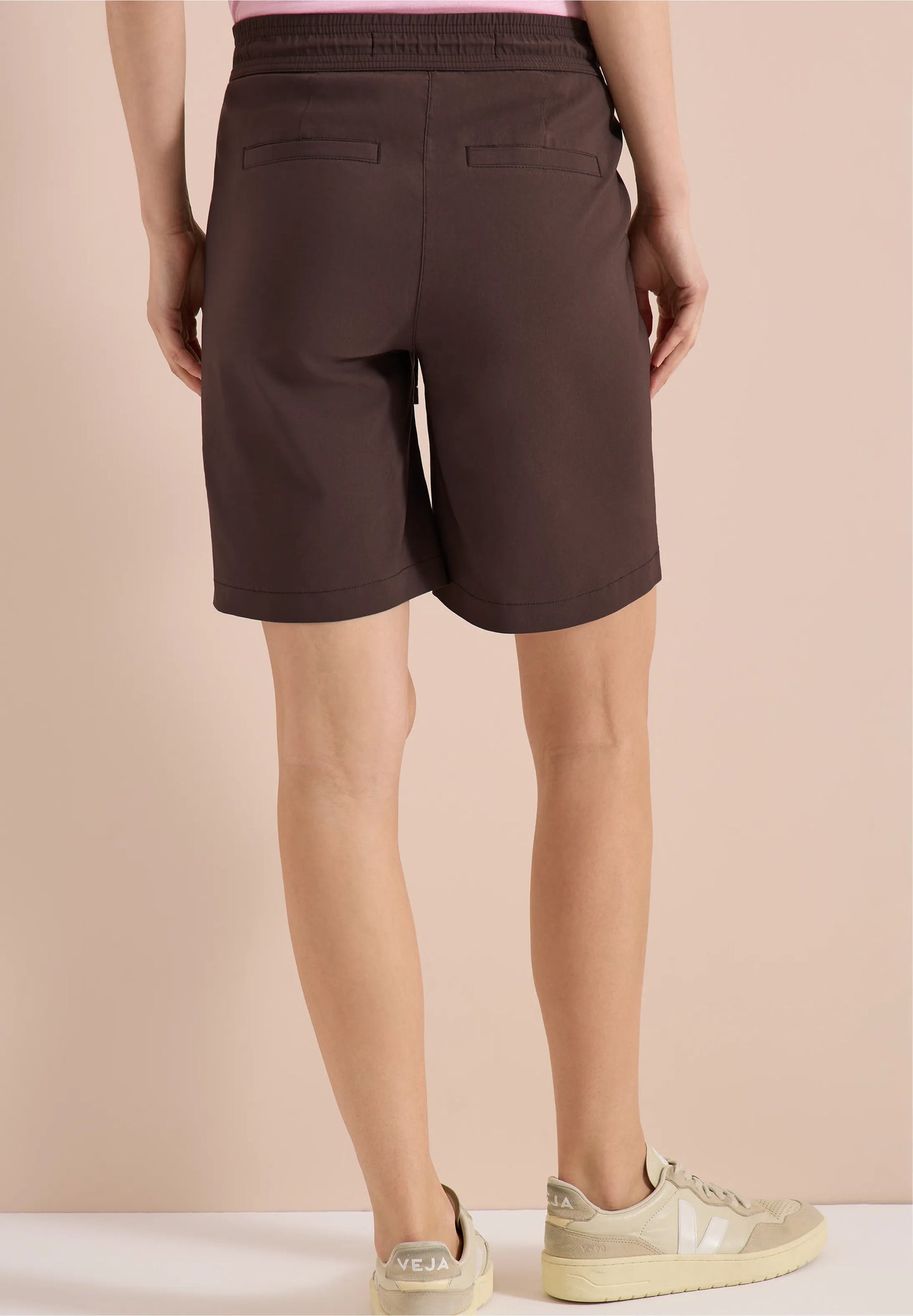Loose Fit Drawstring Shorts, Brown