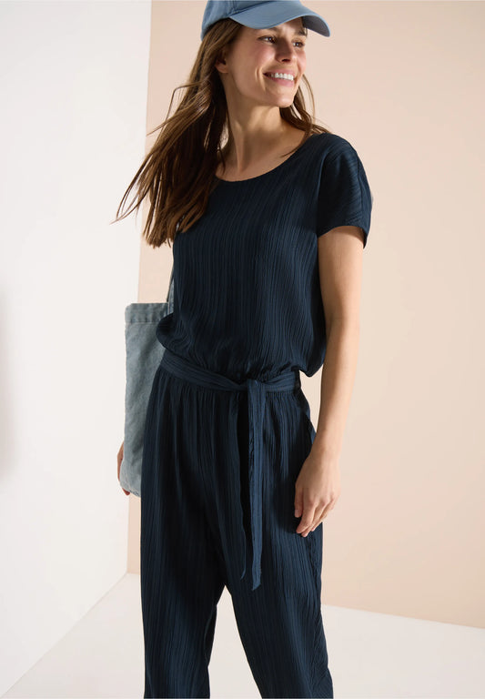 Straight Leg Structured Jumpsuit