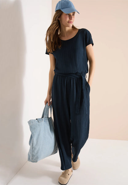 Straight Leg Structured Jumpsuit
