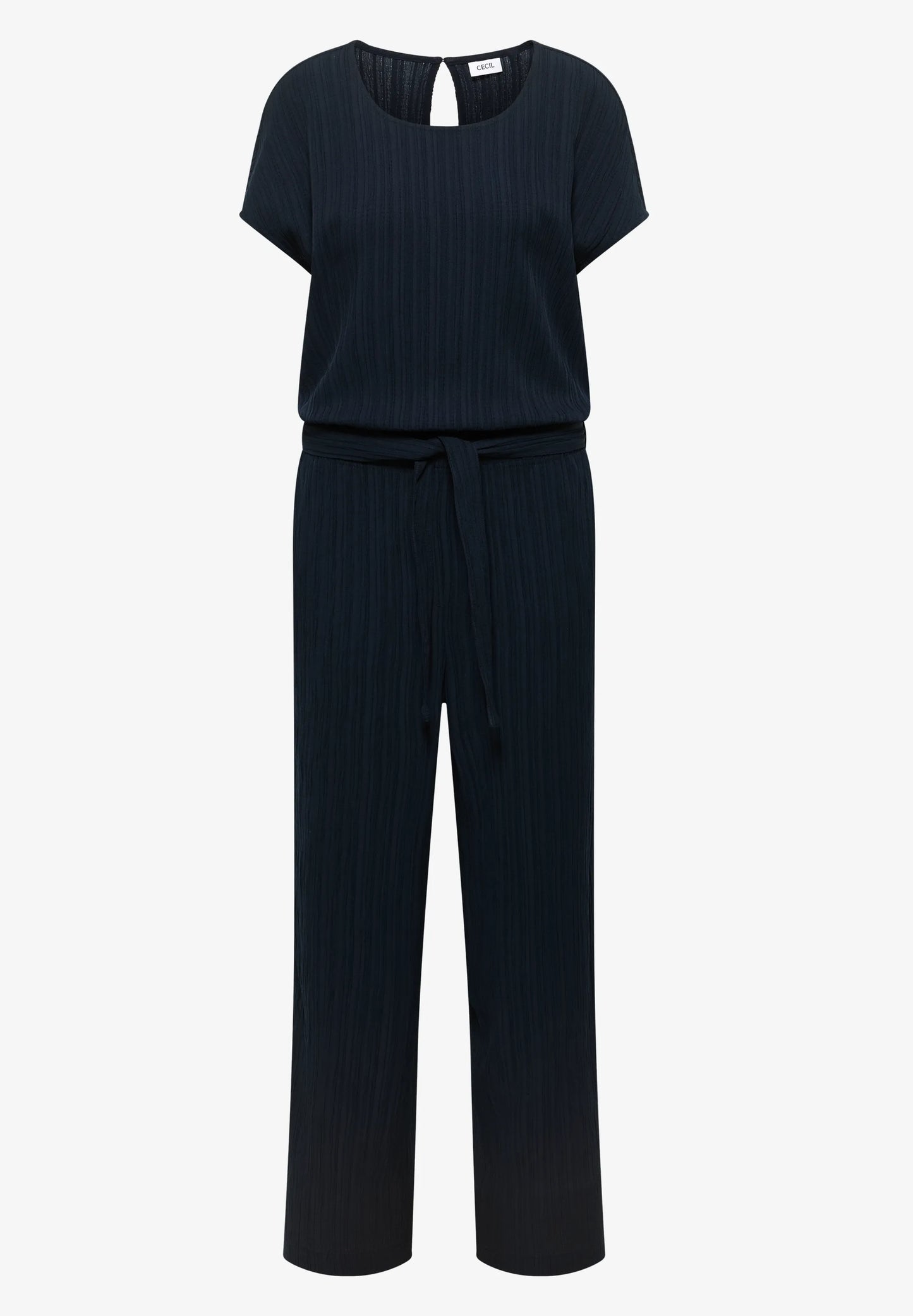 Straight Leg Structured Jumpsuit
