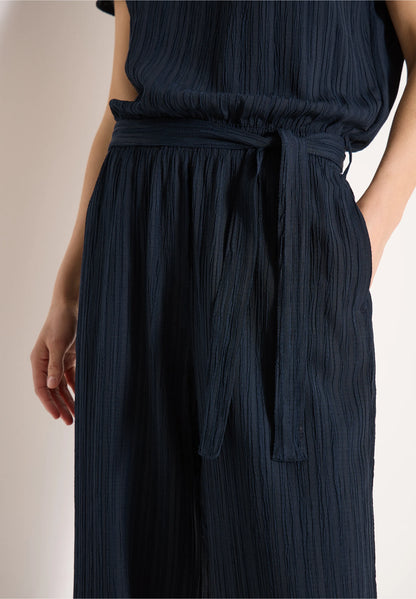 Straight Leg Structured Jumpsuit