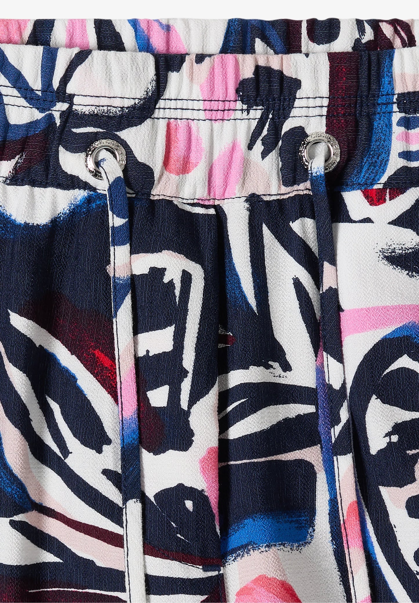 Printed Wide Leg Trousers