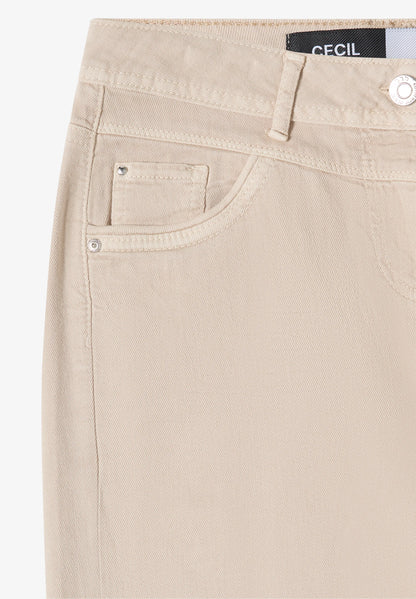 High Waist Wide Leg Cropped Jeans