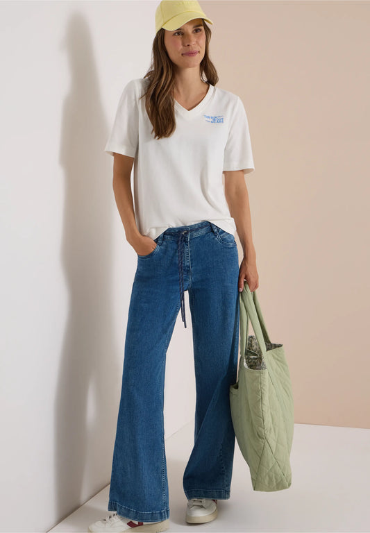 High Waist Flared Leg Jeans