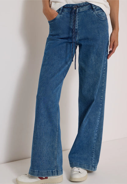 High Waist Flared Leg Jeans