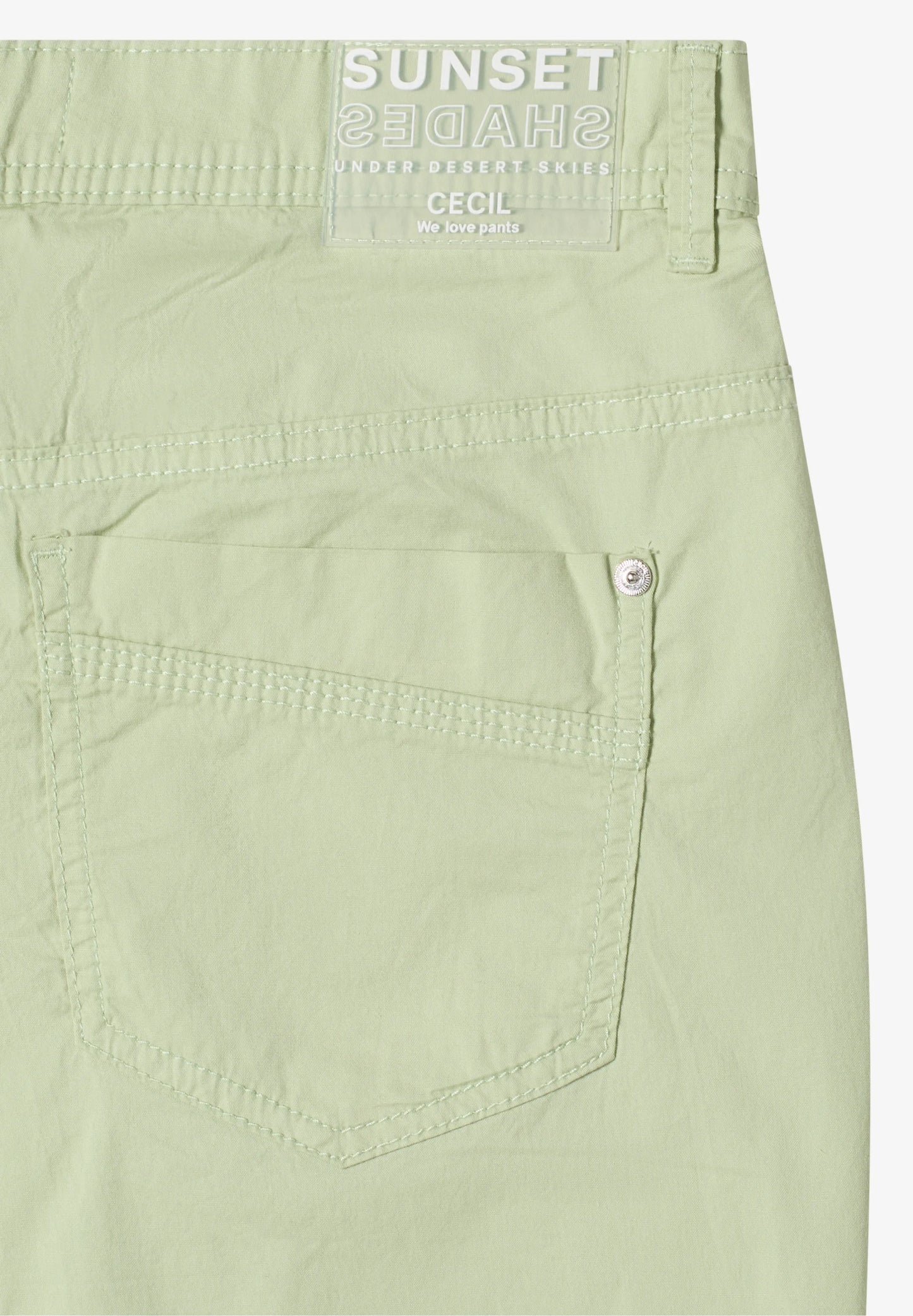 Papertouch Barrel Leg Trousers, Soft Pistachio